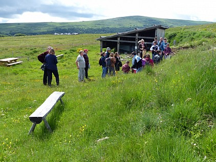 Site archéologique de Rissergues lors des journées nationales de l'archéologie, Malbo (Cliché : A.Rassinot)..
