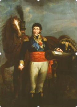 J-B Milhaud, général et comte d'Empire (musée d'art et d'archéologie d'Aurillac, peint par Charles Verhulst)