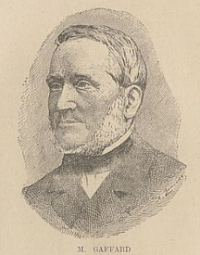 Portrait d'Auguste Gaffard paru dans l'hebdomadaire 