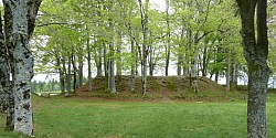 Site fortifié de Montsalvy, Puy de l'arbre Cantal (Cliché : J.-P. Usse).