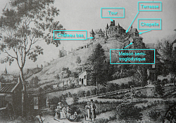 Le château Saint-Etienne avant l'incendie