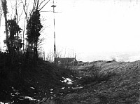 Etat du fossé en 1985 avant son comblement (Cliché : J.-P. Usse).