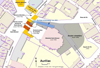 Aurillac : évolution du quartier de Saint-Géraud au 19e siècle