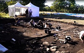 Chantier de fouillles - 2021 (Cliché : F. Delrieu).