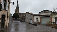 L'enclos St-Géraud, vue de la place des Docks